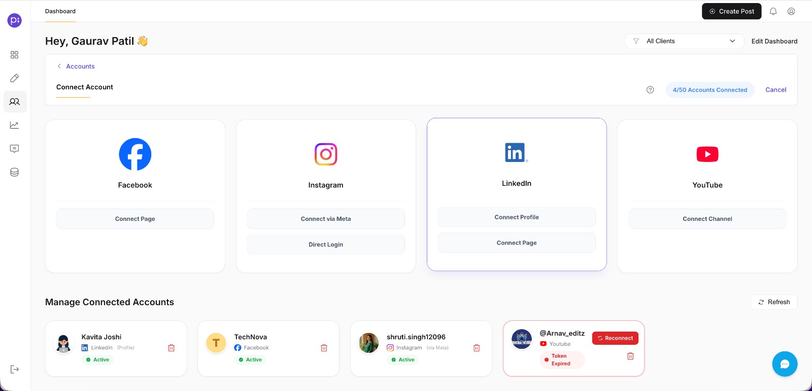 Dashboard Mockup